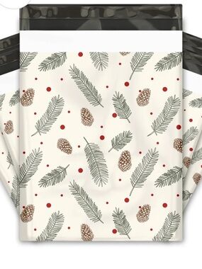Poly mailers 10x13 Holiday Pinecone 10 ct